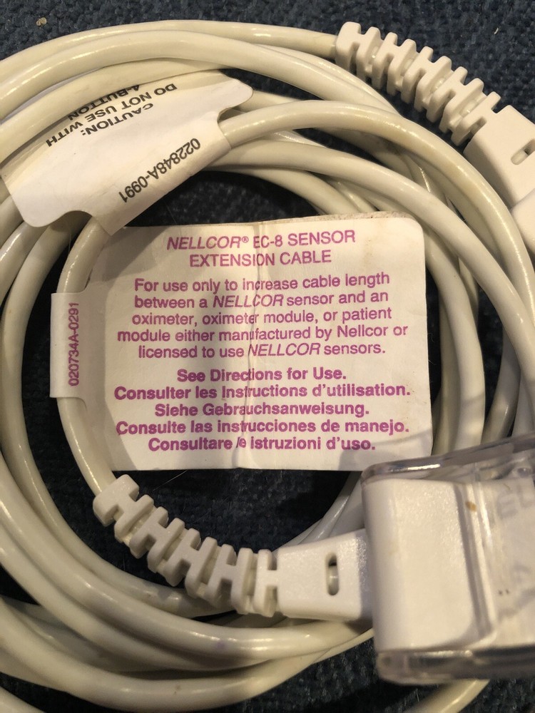 Nellcor EC-8 Sensor Extension Cable