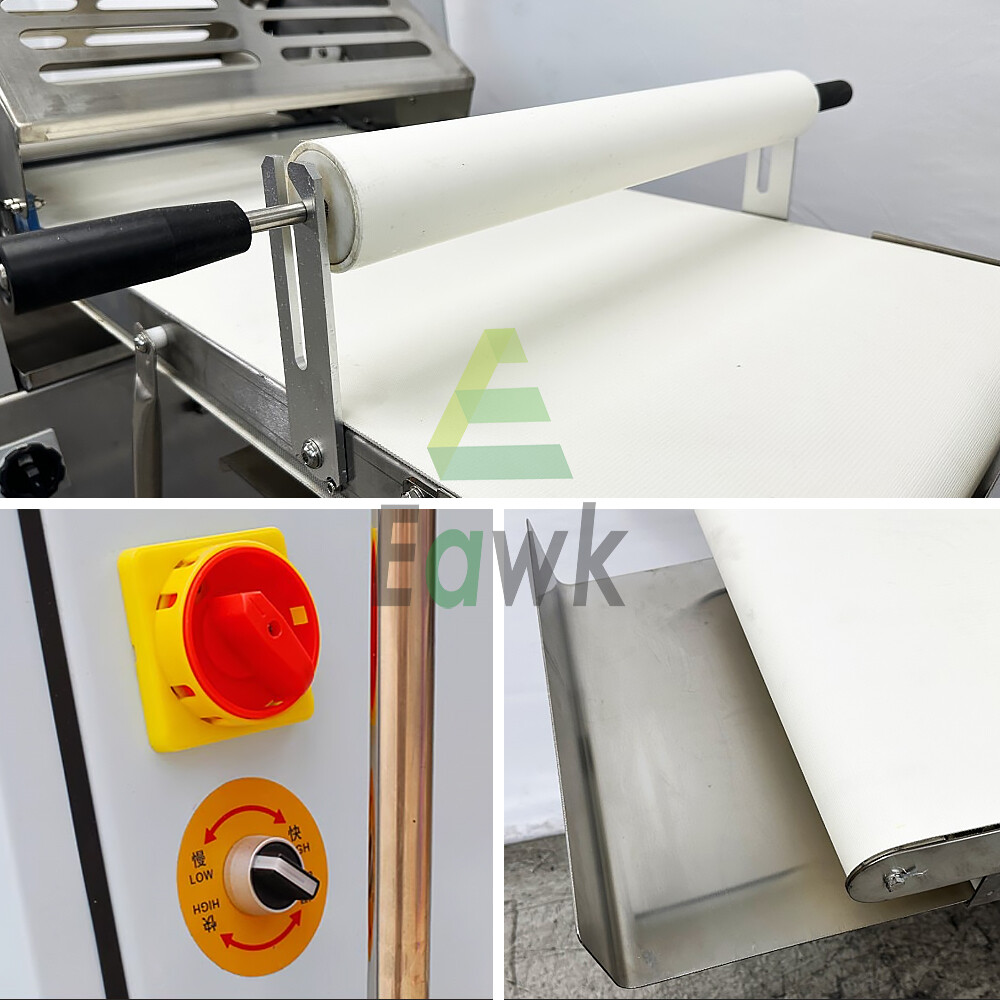 Dough Sheeter Reversible Roller Machine Pastry Bakery Roller Rolling Machine
