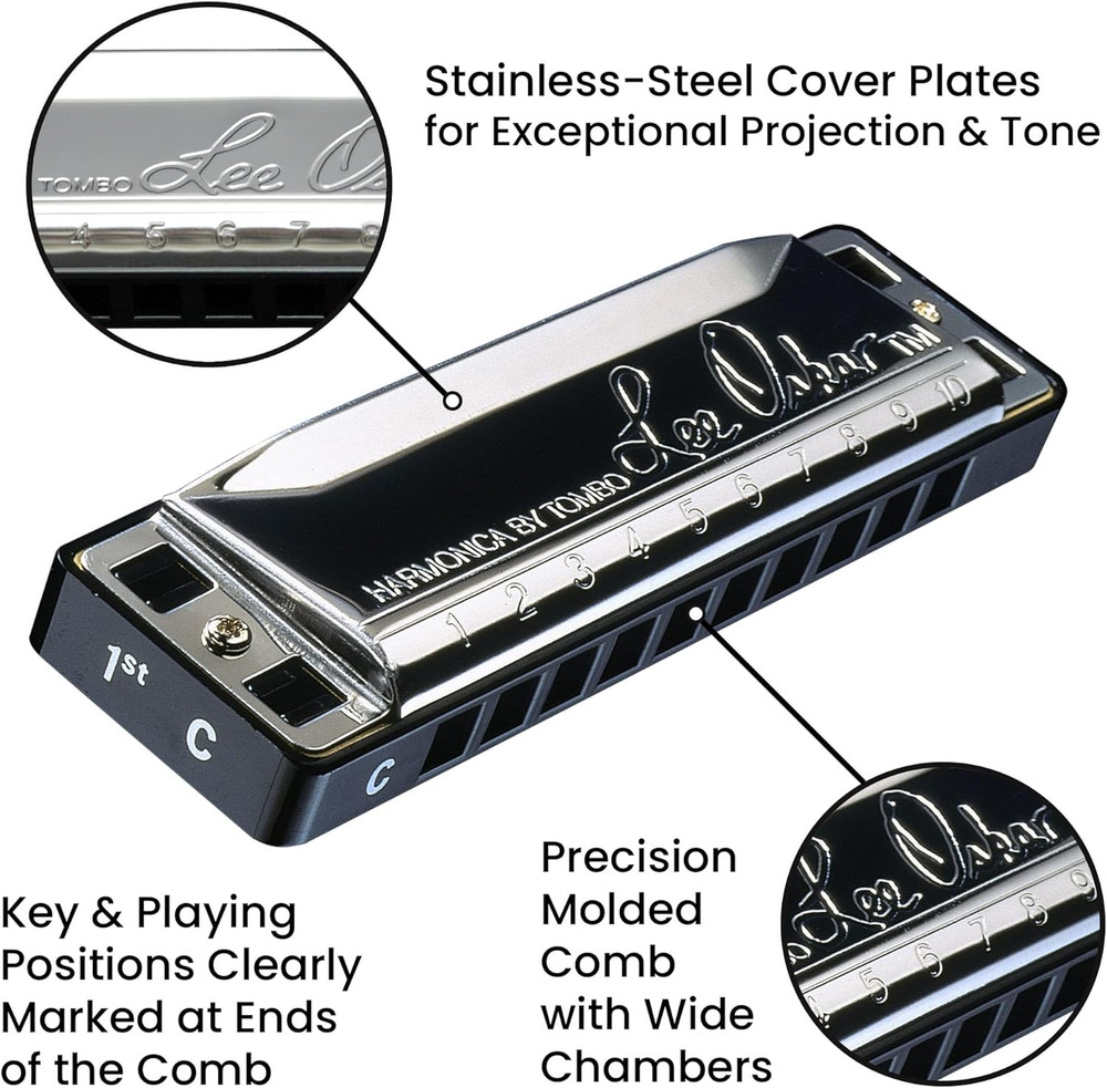 Major Diatonic Harmonica Key of Low C (1910-LOWC)