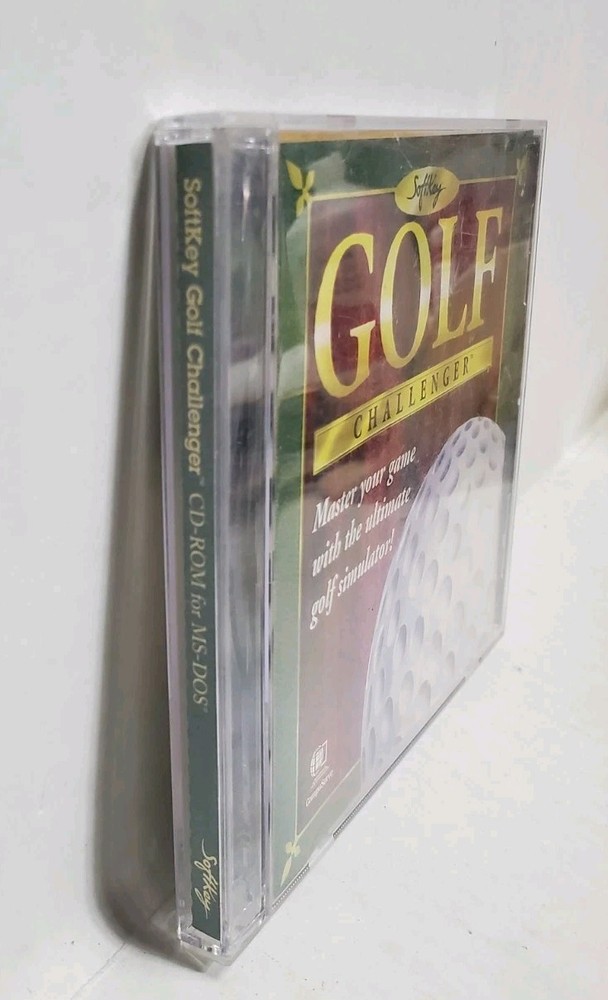 GOLF Simulator 3D CHALLENGER CD-ROM Dos 5.0 PC GAME 1996 SOFTKEY CORE