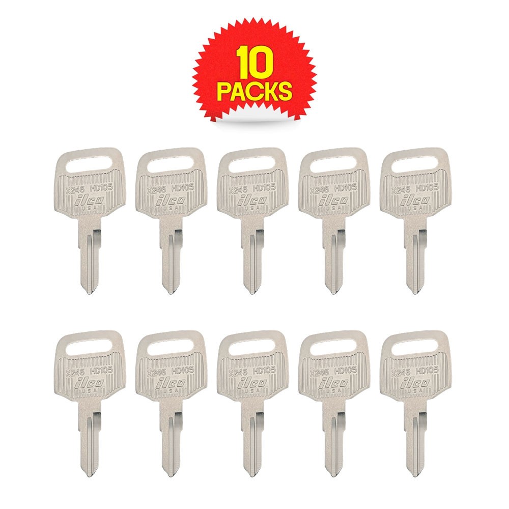 HD105 / X246 Key Blank Nickel