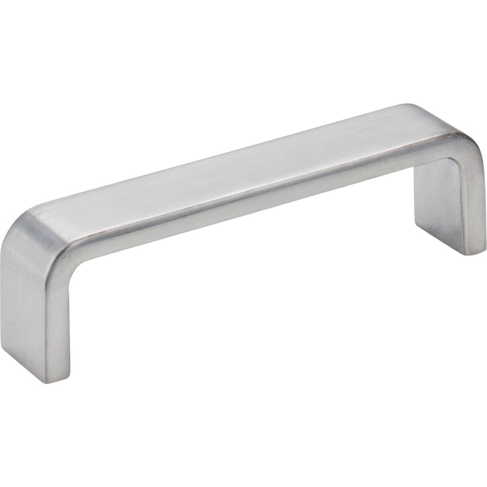 Elements 193-96BC 96 mm C-C Brushed Chrome Square Asher Cabinet Pull