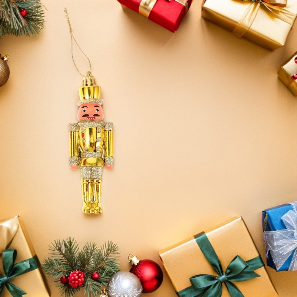 6 Pcs Nutcracker Hanging Holiday Decorations Puppet Soldier Ornaments