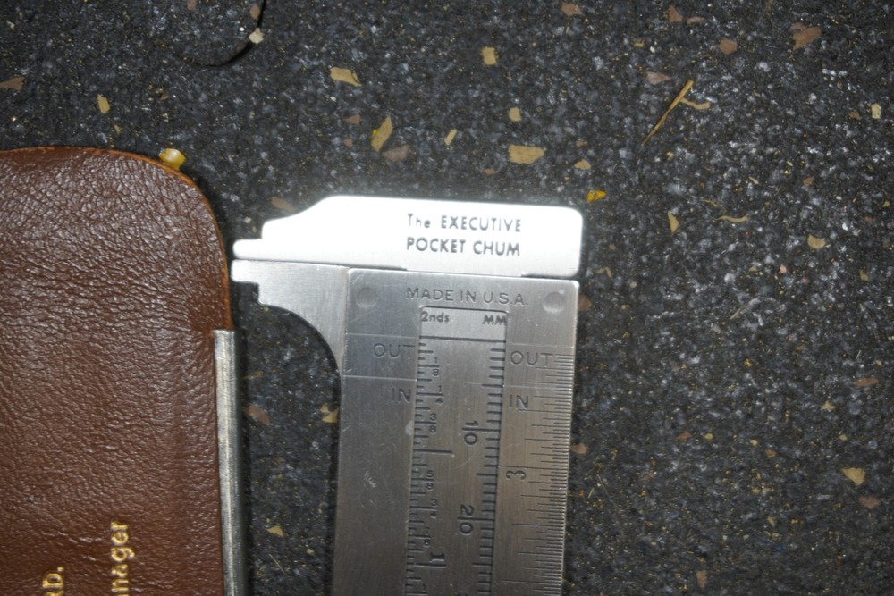The Executive Pocket Chum Pocket Caliper Ruler