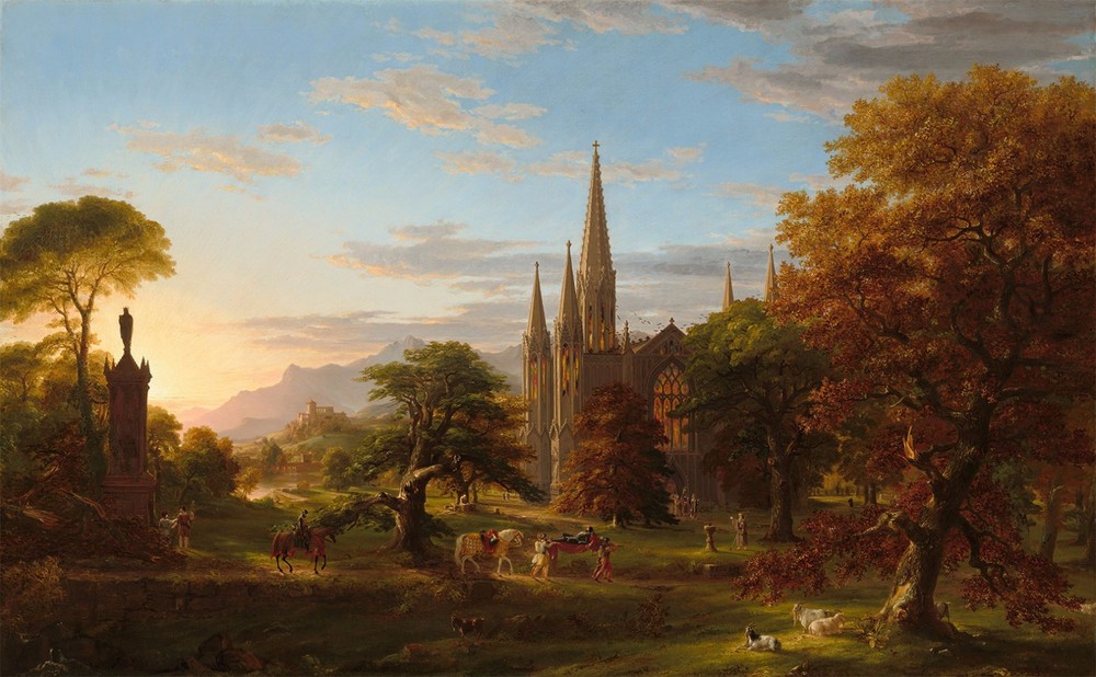 Thomas Cole : "The Return" (1837)  - Giclee Fine Art Print