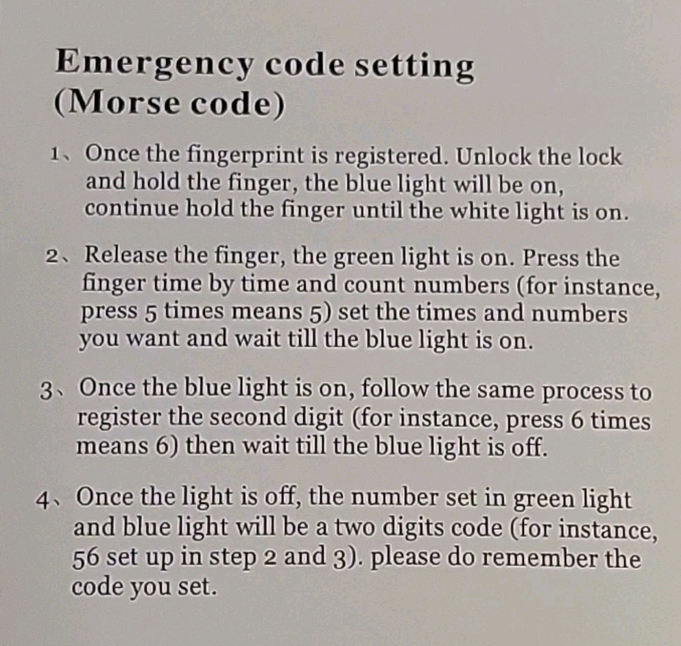 New Fingerprint Padlock, Waterproof