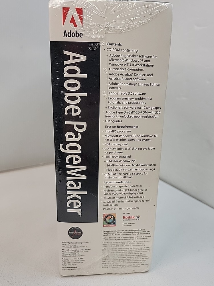 adobe pagemaker 6.5 Competitive Upgrade