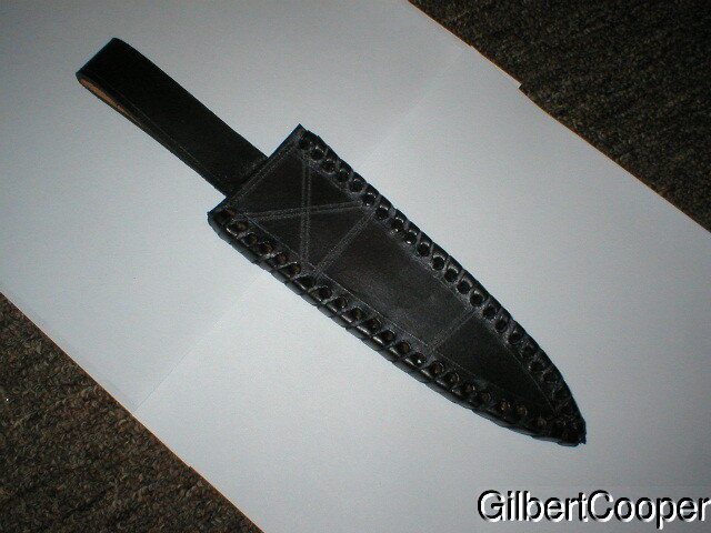 BLACK LEATHER SHEATH - #13 Small Knife