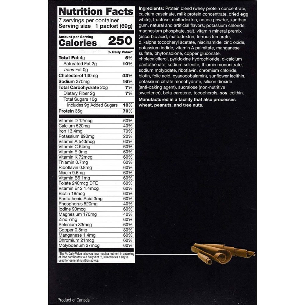 Proti Fit 35gr Chocolate Meal Replacement Shake