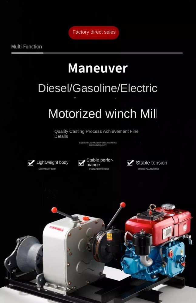 Motor Grinder Mini Multi-function Cable Grinder for Gasoline and Diesel