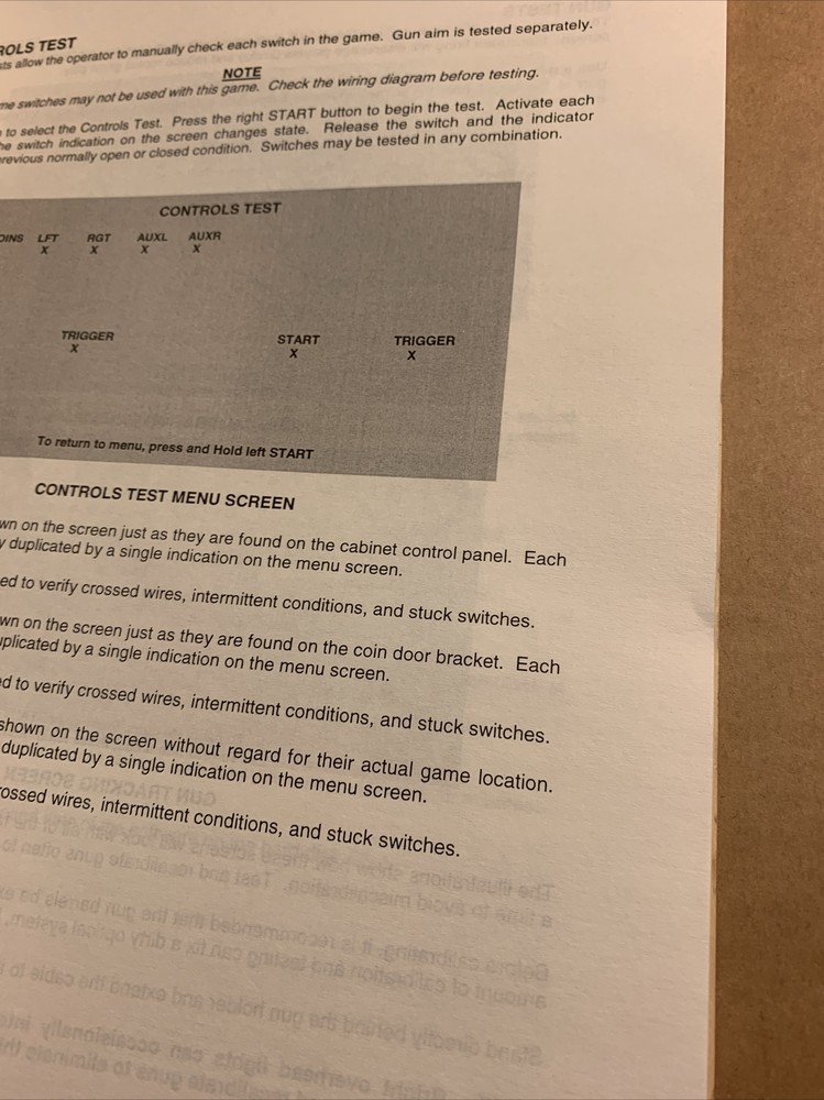 original arcade video game owners manual Maximum Force Atari Dedicated￼