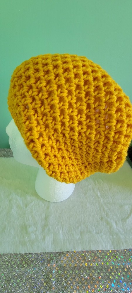 Slouchy crochet hat handmade