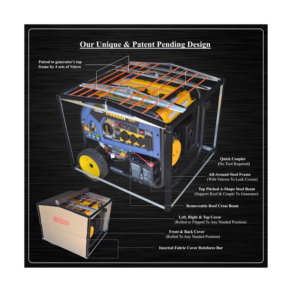 Generator Shed - Combining Generator Covers While Running & Generator Covers ...