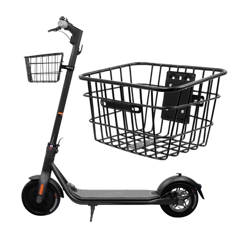 Electric Scooter Front Basket Scooter Mount Accessory Scooter Front Cargo Basket