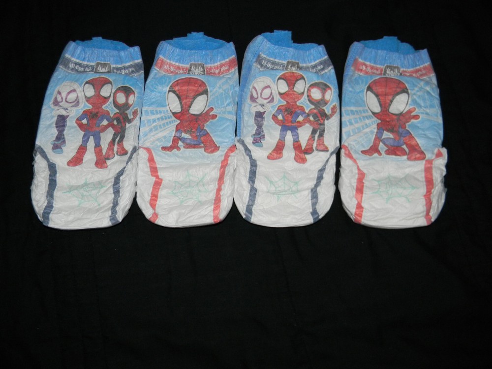 4 sample Huggies Pull-ups 5t-6t over 46-60 Lbs.