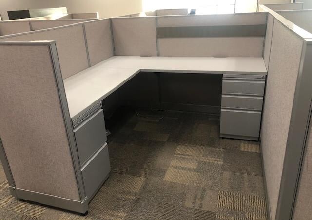 Haworth Unigroup Too 6x6 Used Cubicles
