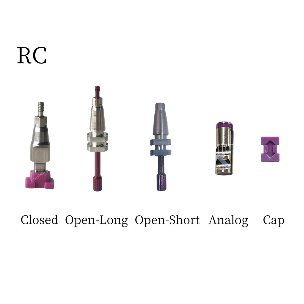 RC Dental Transfer Open/Closed Tray Plastic Impression Coping