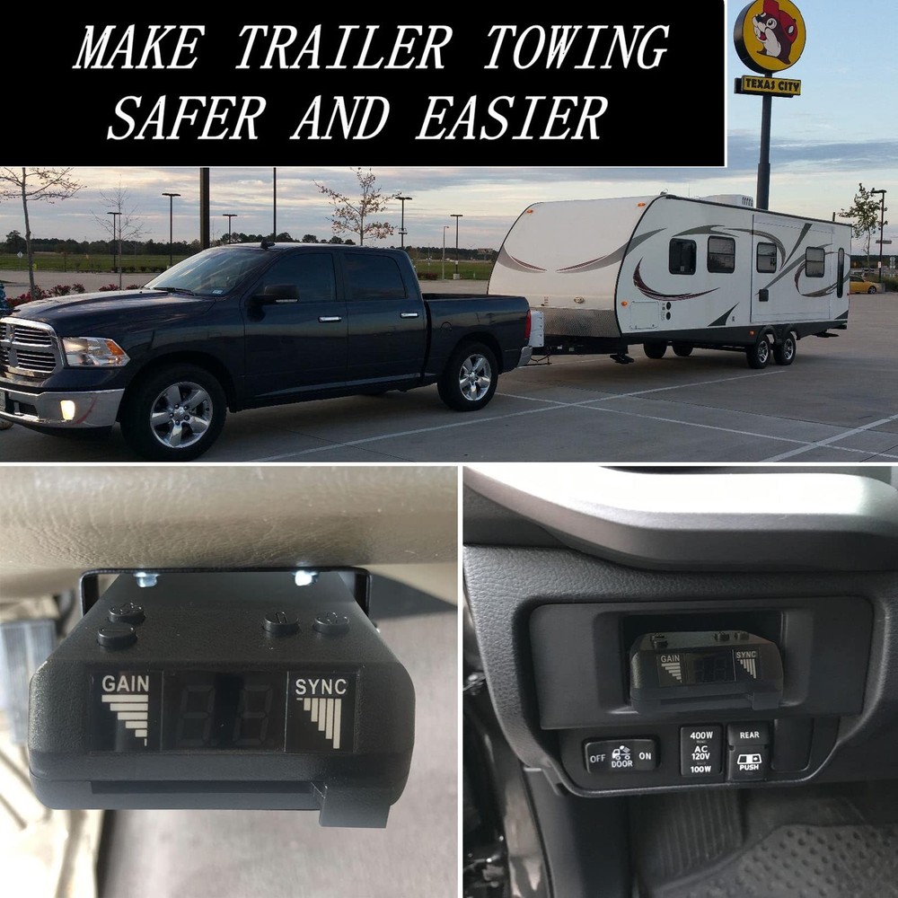 Brake Controller Digital Electric Trailer Brake Controller Easily Control Traile