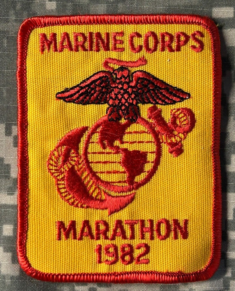 Patch NEW Marine Corps Marathon 1982 Shoulder Jacket Authentic