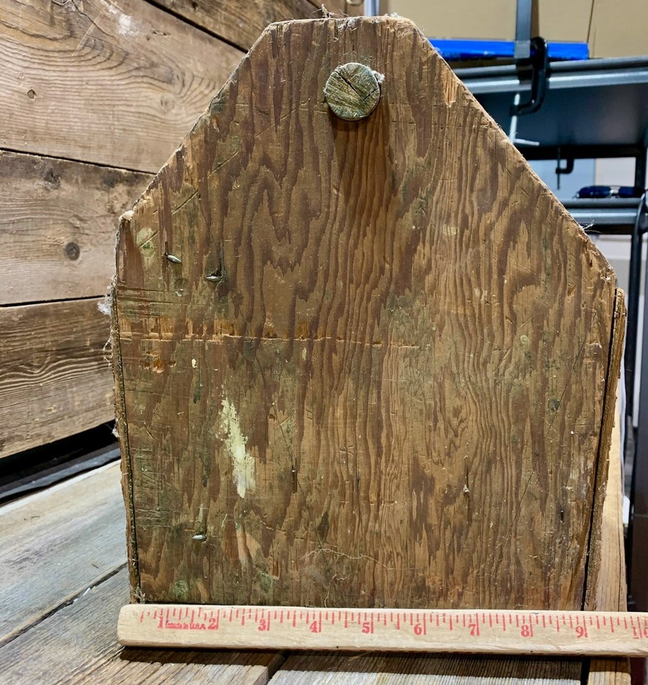 Old Pine Wood Toolbox, Carpenters Caddy, 33"