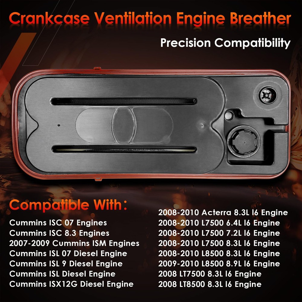 Crankcase Ventilation Filter Engine Breather Element｜Replacement For CV50628