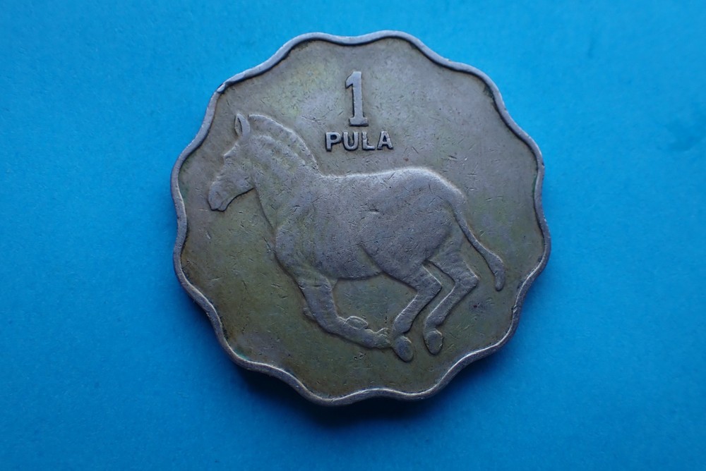 Botswana, 1 Pula 1976, see images.