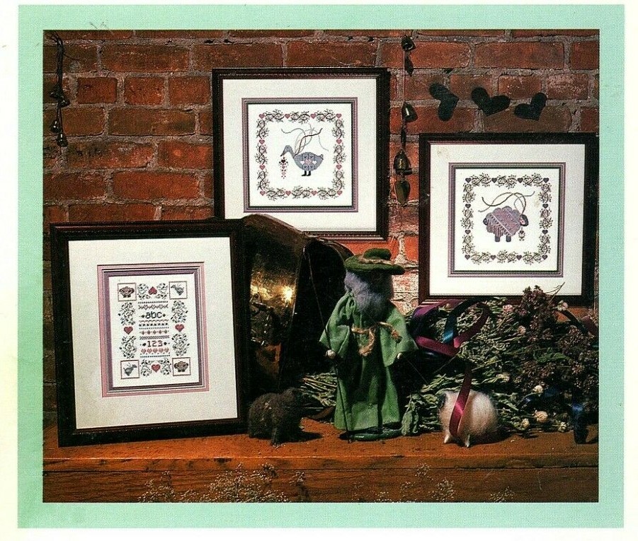 Shepherd's Bush Gentle Flock Sampler Pattern for Counted Cross Stitch 1988