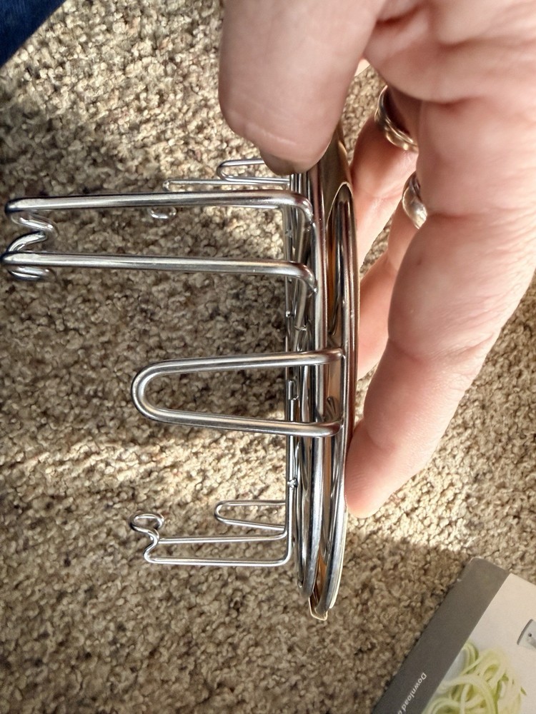 Stackable Stainless Steel Egg Steamer Rack Silver Multipurpose Trivet