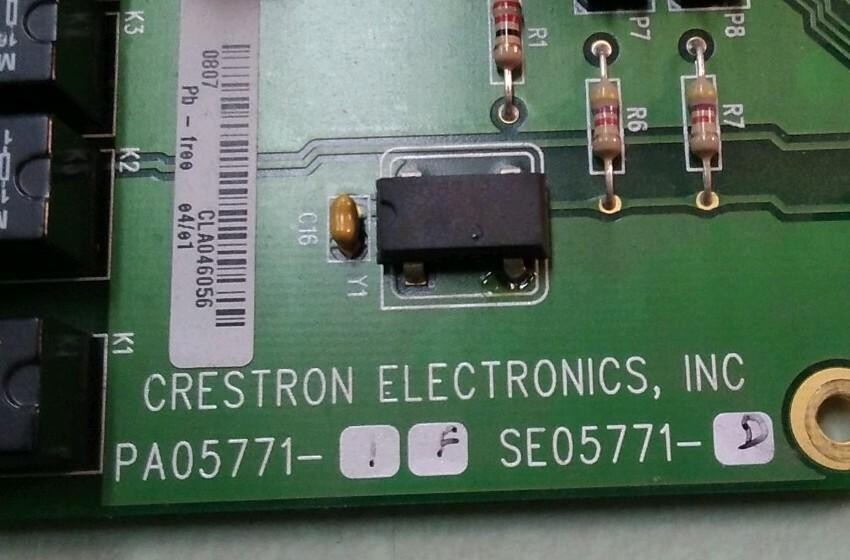 CRESTRON PA05771-1F SE05771-D CONTROL BOARD