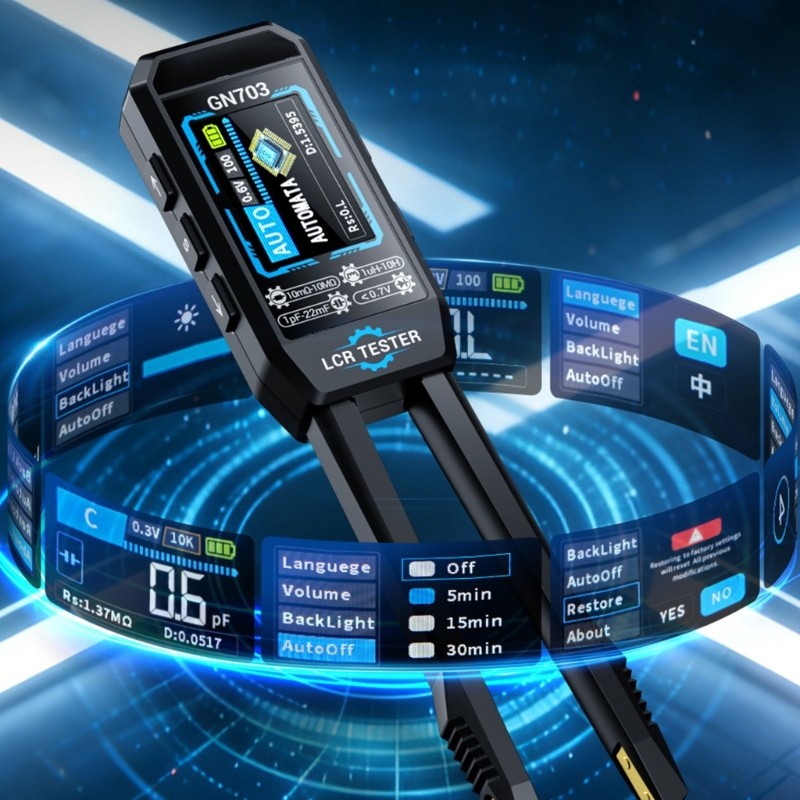 Multifunctional Digital Tweezer for Testing Resistance Capacitance Inductance