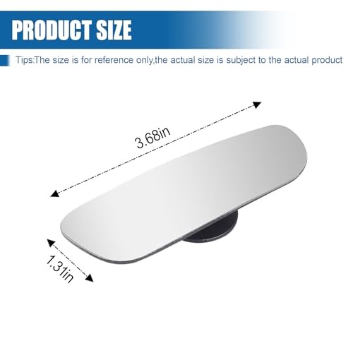 Car Blind Spot Mirror, Adjustable Frameless HD Convex Rearview Side Rectangular