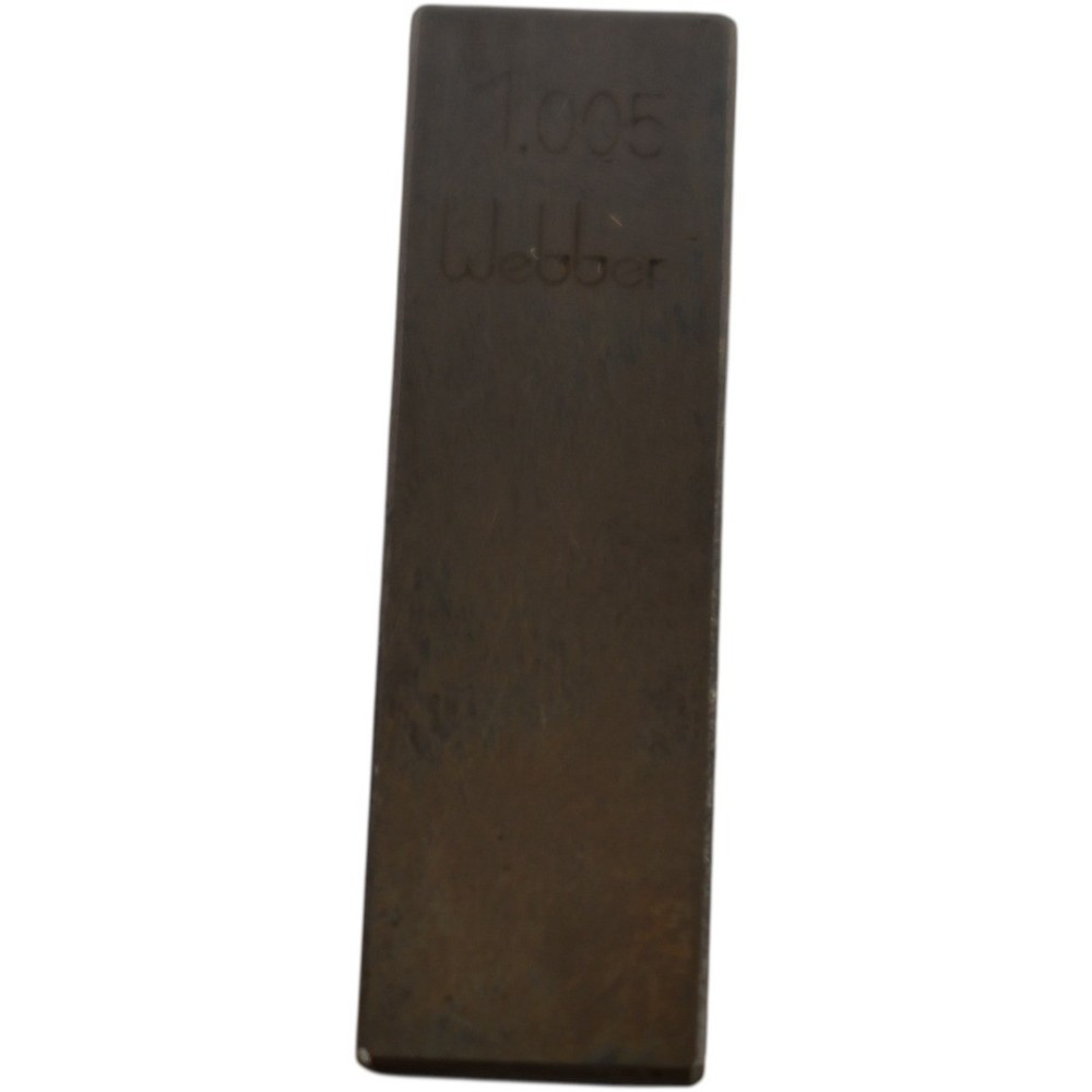 Weber 1.005mm Rectangular Steel Gage Block Inspection
