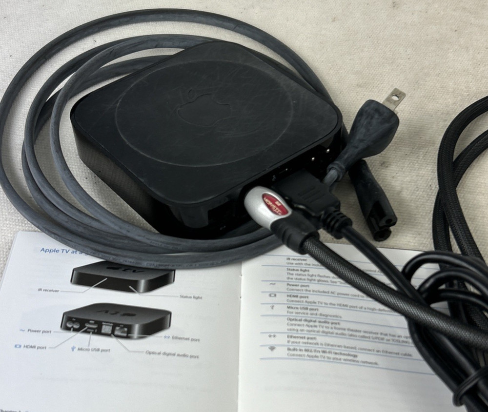 Apple Tv A1469 basic streaming AirPlay, READ DESCRIPTION 3rd GEN