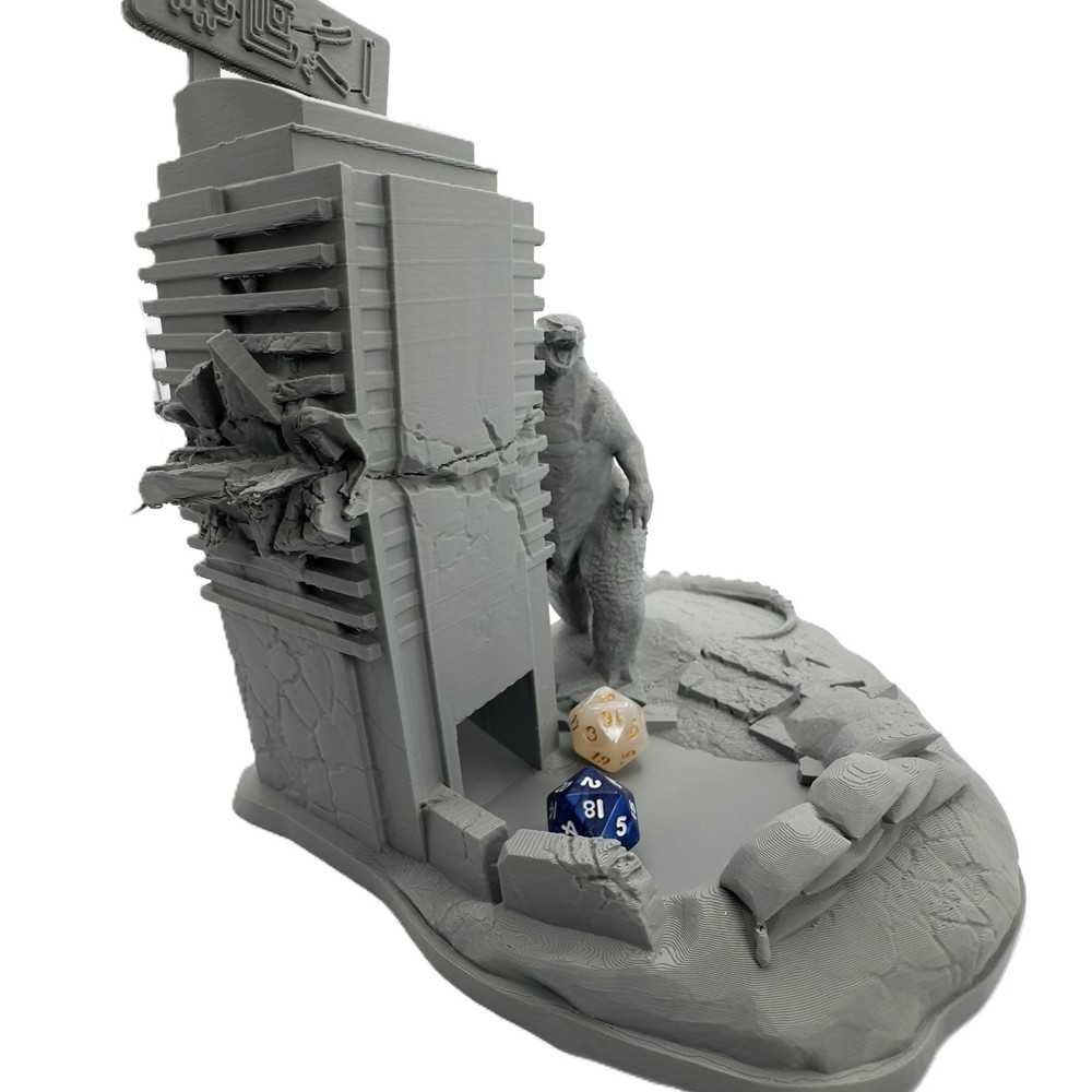 Dice Tower for Dungeons & Dragons – Kaiju Monster Dice Roller Tower - Pathfinder