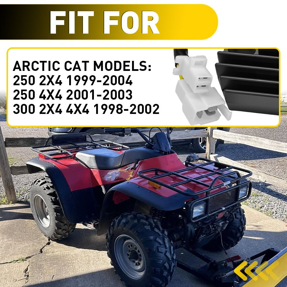 Fit Arctic Cat 250 4x4 2001-2003 Regulator Rectifier Voltage Replacement US