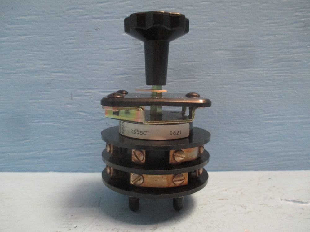 Shallco 2605C 7 Position Selector Rotary Switch Voltmeter Series 26 Relay