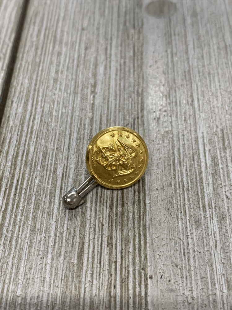 USMC ANODIZED GOLD POCKET BUTTON