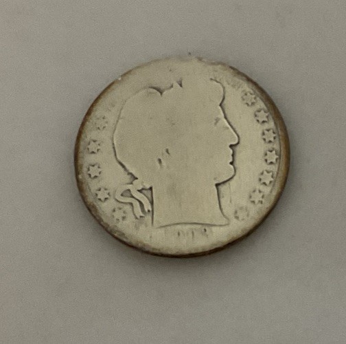 1903-P Barber Half Dollar Coin 90% Silver