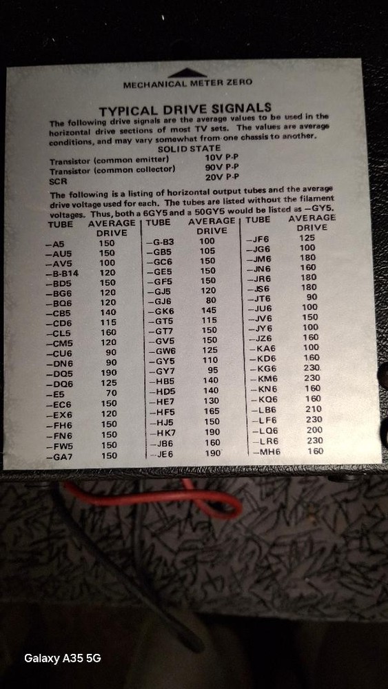 SENCORE RINGER YF33 YOKE & FLYBACK TESTER AND SWEEP CIRCUIT ANALYZER