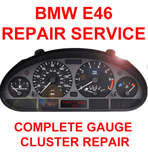 BMW E46 1999-2006 Instrument Gauge Cluster Speedometer Dash Panel REPAIR