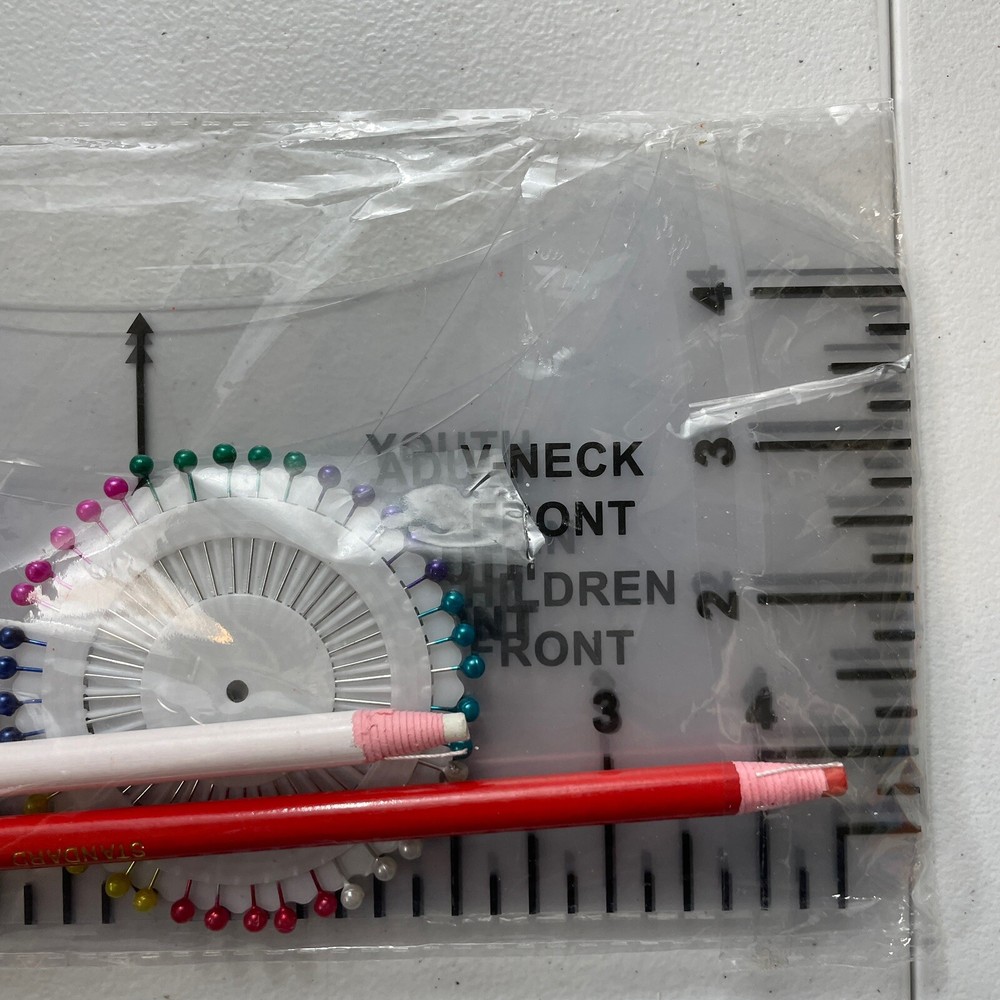 T-Shirt Alignment Tool - Rulers - Centering Tool HTV Alignment Guide With Pins