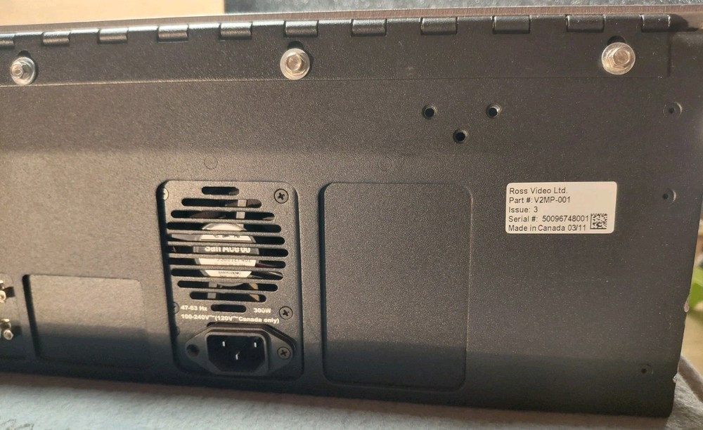 Ross Video Vision 2 Control Panel V2MP-001 - Powers On - Very Nice - UNTESTED