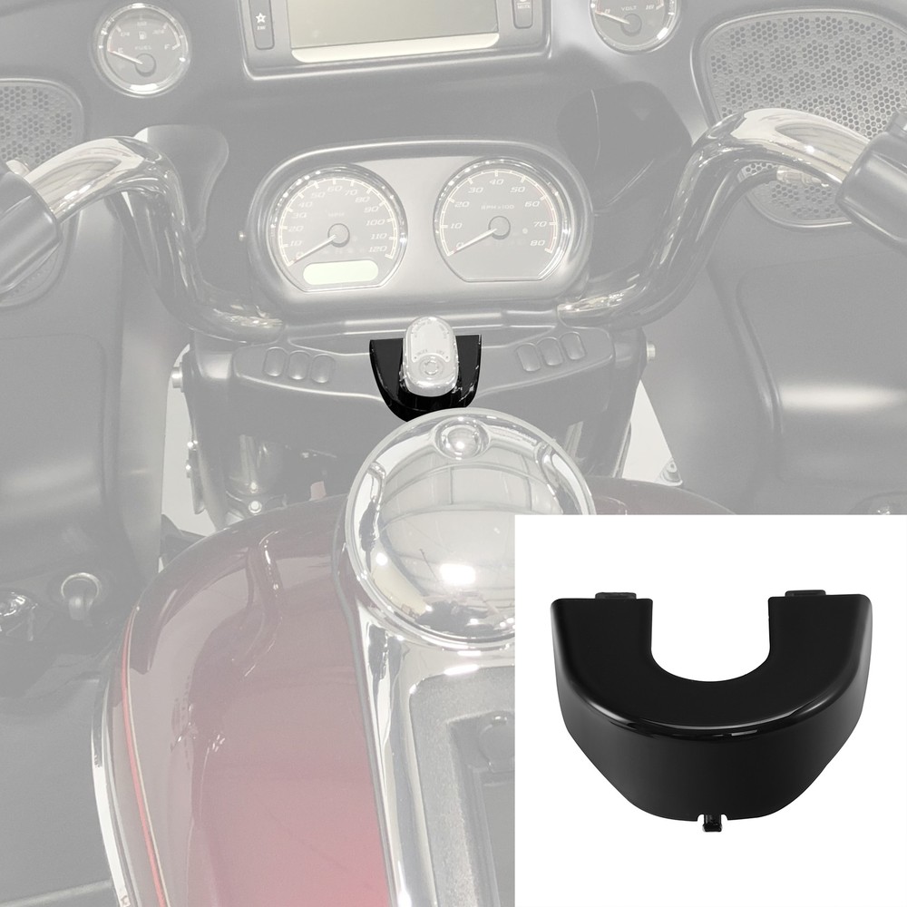 Gloss Black Ignition Switch Panel Trim Fit For Harley Davidson Road Glide 15-24