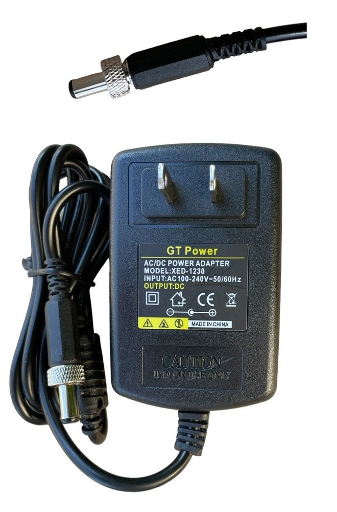 Threaded Lock Connector AC Adapter for Schwinn 190 Upright Exercise Bike
