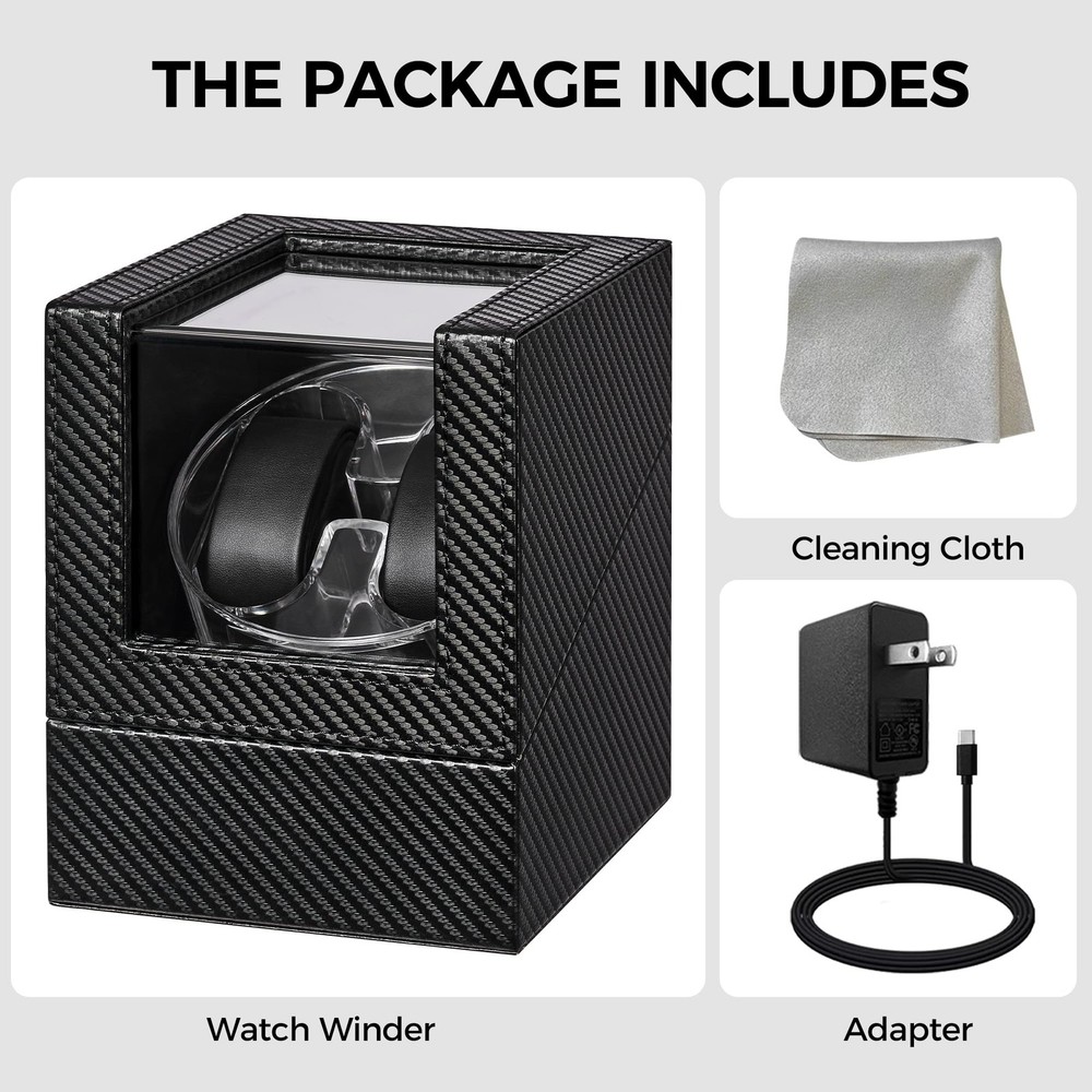 Watch Winder for Automatic Watches, 4 Modes Double Automatic Watch Winder box