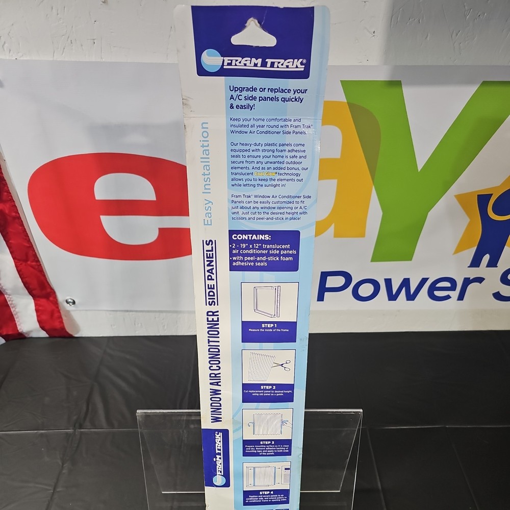 FRAM TRAK Window Air Conditioner 19" x 12" Side Panels