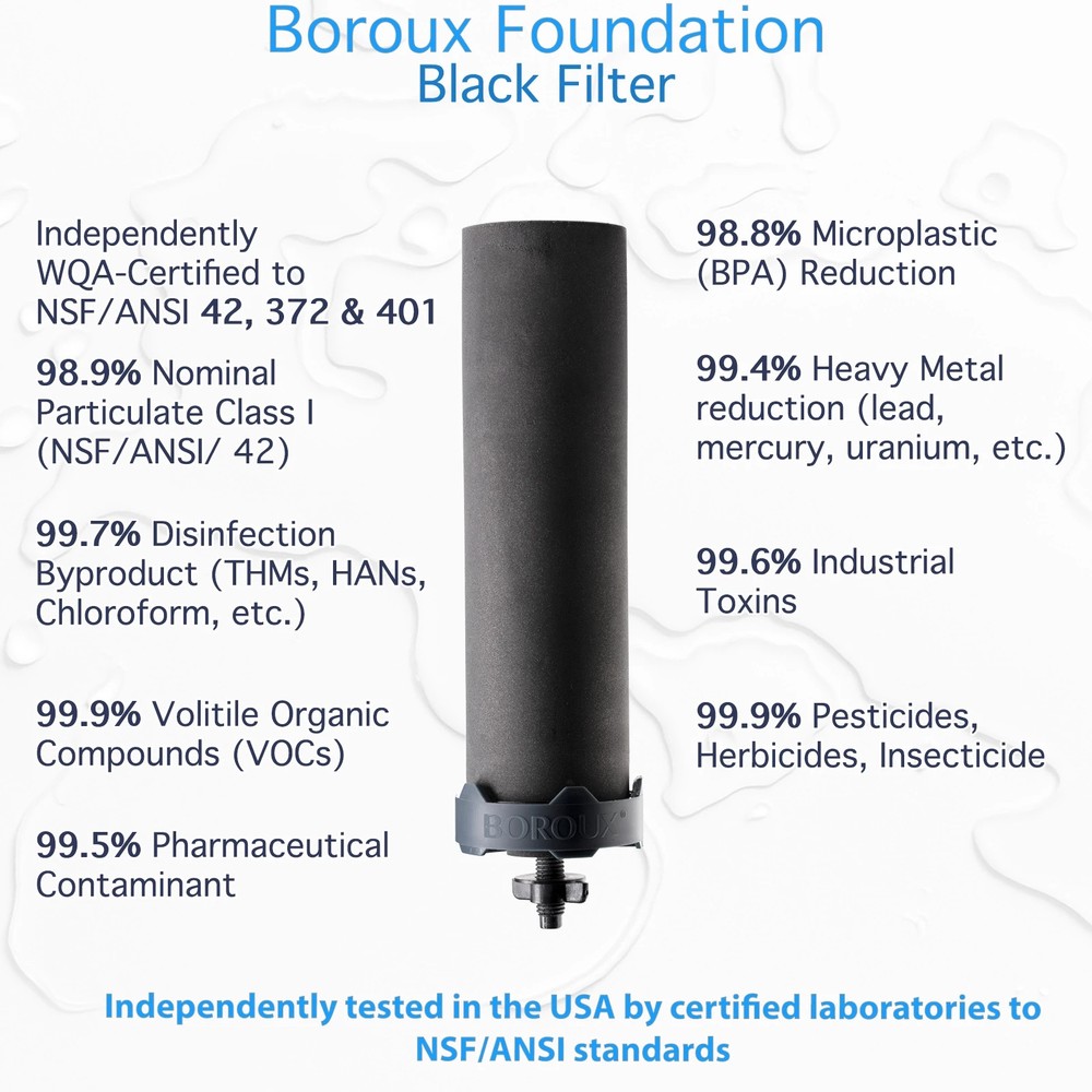 Berkey Imperial Water Filter with 2 Premium Boroux Foundation Black Filters