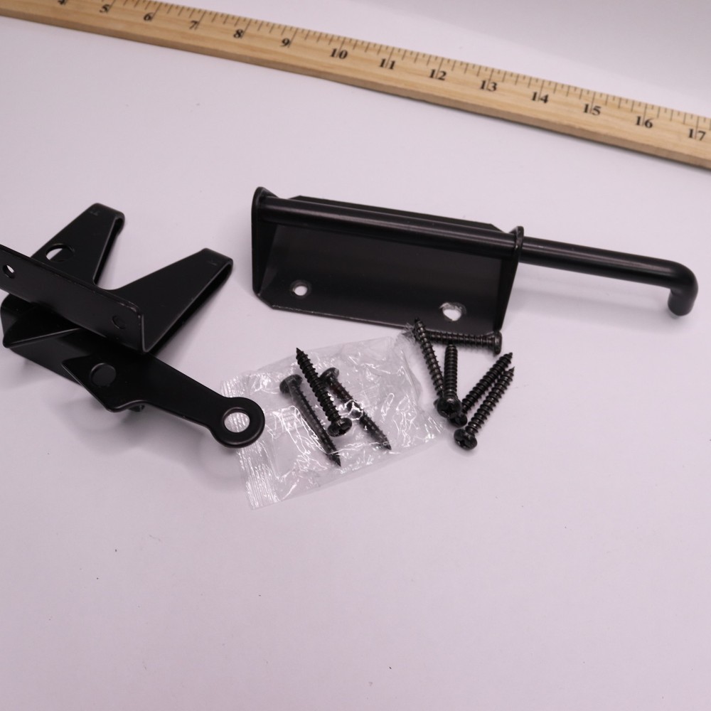 Everbilt Black Heavy-Duty Gate Latch