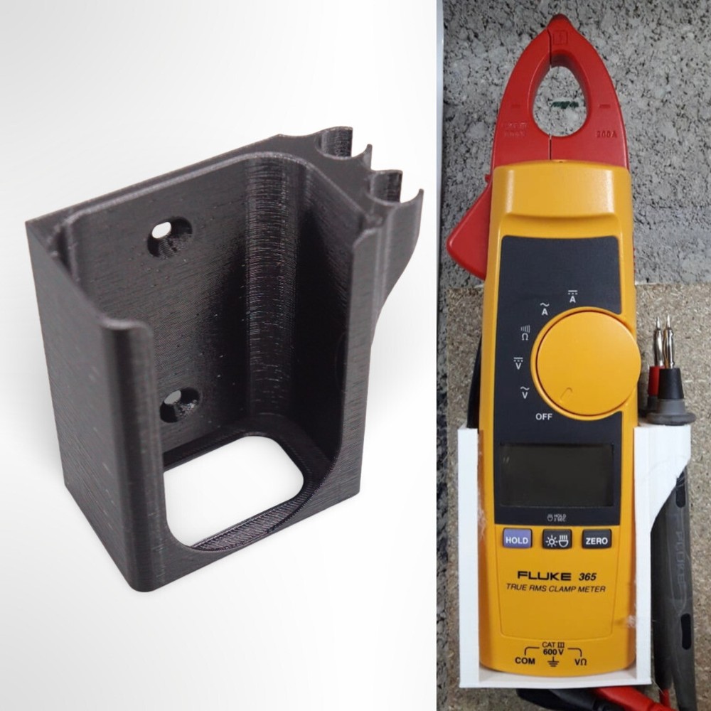 Wall Mount Holder Bracket for Fluke 365 Digital Clamp Meter