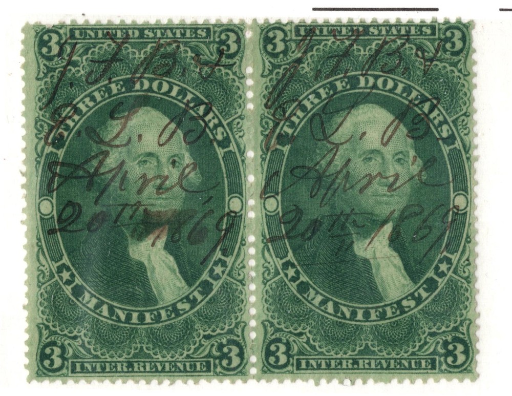 U.S. - R86c - Pair  - Fine/Very Fine - Used